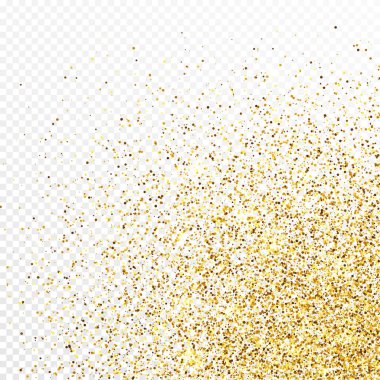 Altın parıltısı kutlama konfetisi geçmişi