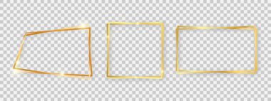 Parlak efektli parlak çerçeveler