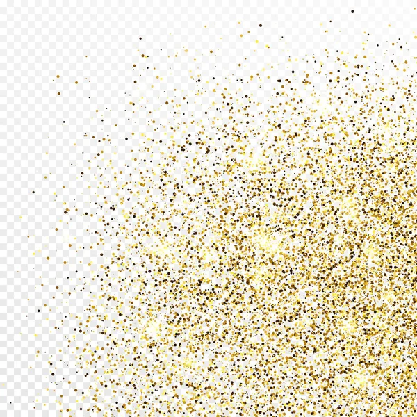 Or paillettes fond de confettis de célébration — Image vectorielle