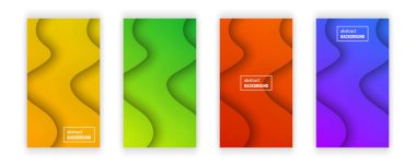 Soyut dalga geometrik arkaplanı