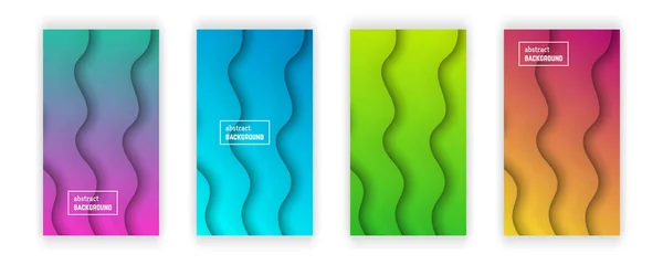 Abstrakte minimale Welle geometrischer Hintergrund — Stockvektor