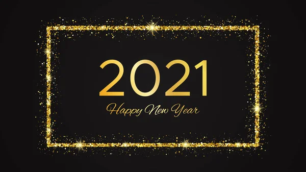 2021 Mutlu yıllar altın arkaplan