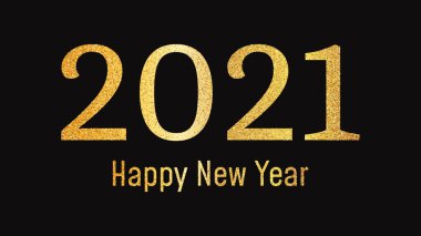 2021 Mutlu yıllar altın arkaplan