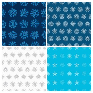 Kar taneleriyle kusursuz bir arkaplan