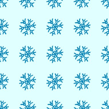 Elle çizilen kar tanelerinin kusursuz arkaplanı