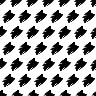 Elle çizilmiş karalama lekesiyle kusursuz desen