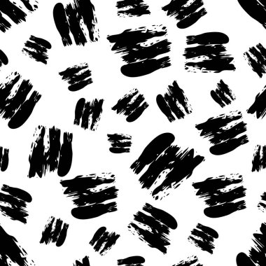 Elle çizilmiş karalama lekesiyle kusursuz desen