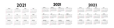 2021 takvimi beyaz arkaplanda izole edildi