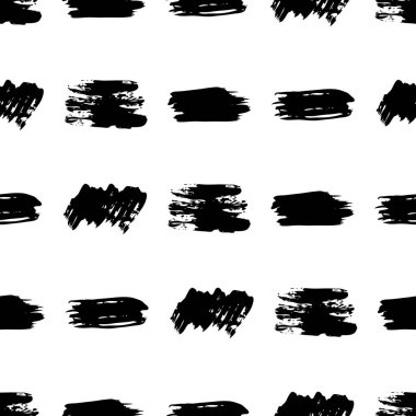 Elle çizilmiş karalama lekesiyle kusursuz desen