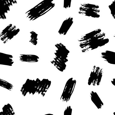 Elle çizilmiş karalama lekesiyle kusursuz desen