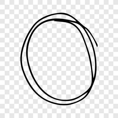 El çizimi karalama çemberi