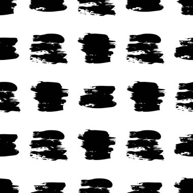 Elle çizilmiş karalama lekesiyle kusursuz desen