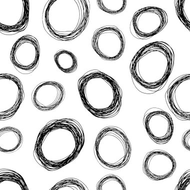 Çizim elipsleri şekilli kusursuz desen