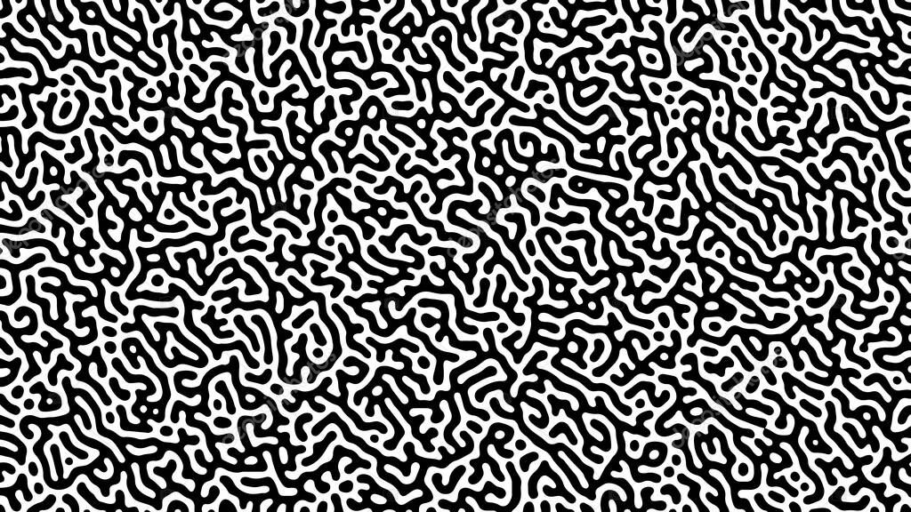Monochrome Turing reaction background