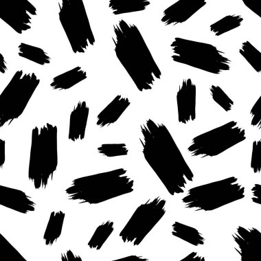 Elle çizilmiş karalama lekesiyle kusursuz desen