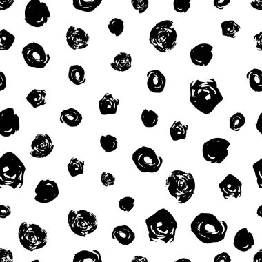 Elle çizilmiş karalama lekesiyle kusursuz desen