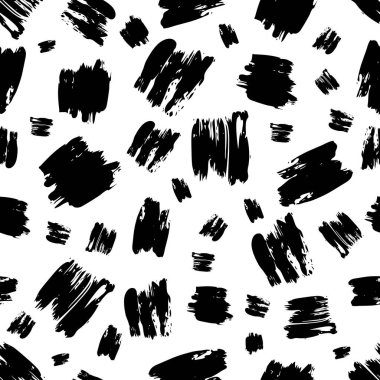 Elle çizilmiş karalama lekesiyle kusursuz desen