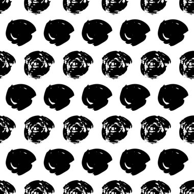 Elle çizilmiş karalama lekesiyle kusursuz desen