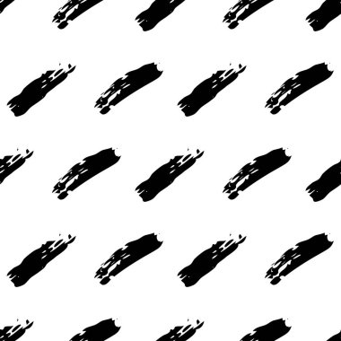 Elle çizilmiş karalama lekesiyle kusursuz desen