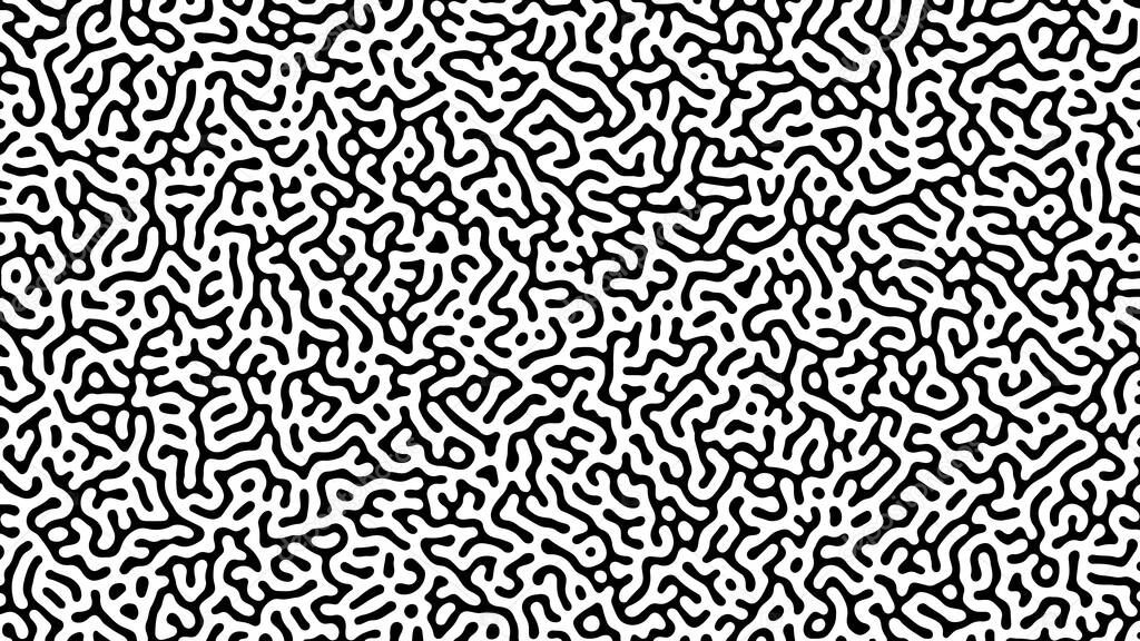 Monochrome Turing reaction background
