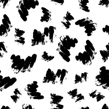 Elle çizilmiş karalama lekesiyle kusursuz desen