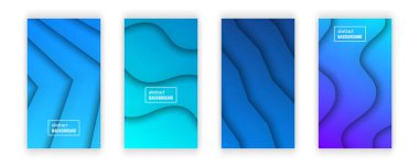 Soyut en düşük eğimli geometrik arkaplan