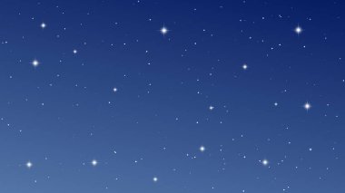 Yıldızlarla dolu gece göğü