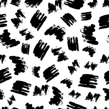 Elle çizilmiş karalama lekesiyle kusursuz desen