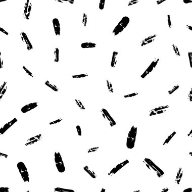 Elle çizilmiş karalama lekesiyle kusursuz desen