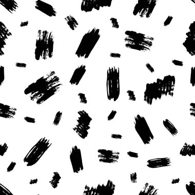 Elle çizilmiş karalama lekesiyle kusursuz desen