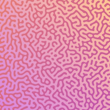 Turing tepkisi renkli arkaplan