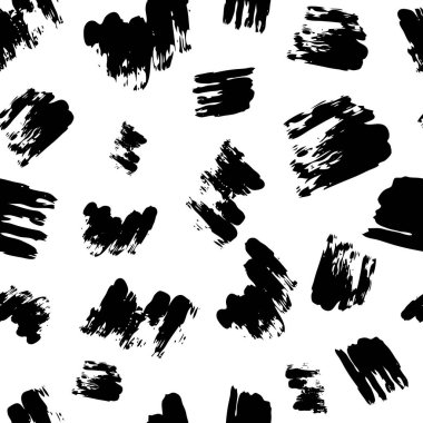 Elle çizilmiş karalama lekesiyle kusursuz desen