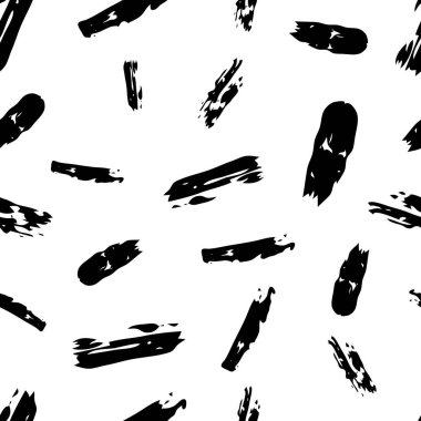 Elle çizilmiş karalama lekesiyle kusursuz desen