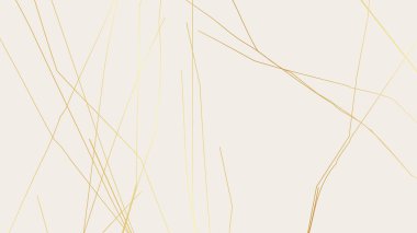 Beyaz arka planda altın sarısı Kintsugi çatlak deseni. Kırık mermere benzeyen altın çatlakların dokusu. Düğün kartları, posterler ve lüks tasarım şablonları için ideal. Vektör illüstrasyonu