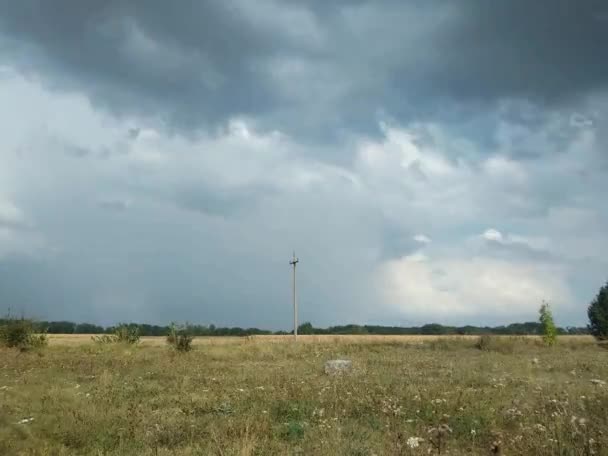 Nuages de pluie, timelapse — Video