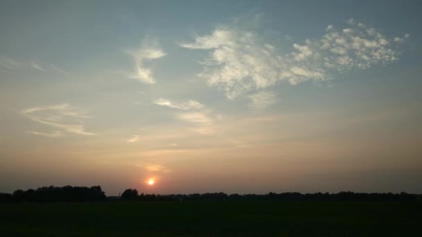 Tijdsverloop zonsondergang — Stockvideo