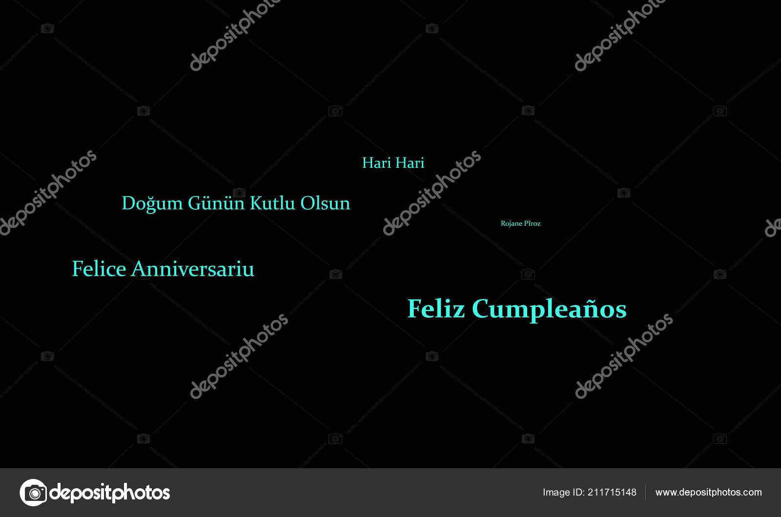 Alles Gute Zum Geburtstag Verschiedenen Sprachen