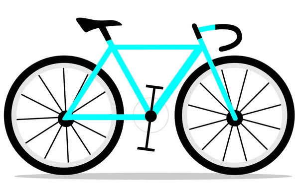 Das Blaue Rennrad — Stockvektor