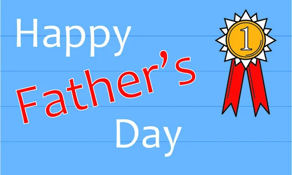 Happy Den Otců Karta Pro Den Otců Karta Poblahopřát Otci — Stockový vektor