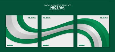 Yeşil ve beyaz üç boyutlu özgeçmişli Atlıkarınca posta şablonları