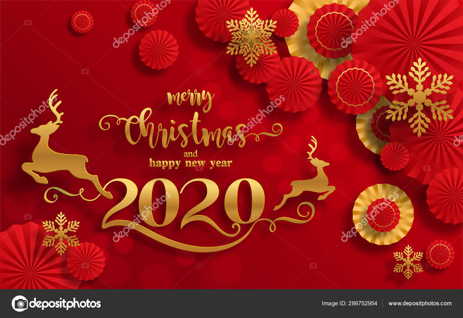 Поздравления Рождеством Новым 2020 Годом Шаблоны Красивой