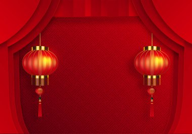 2021 yılında Çin 'de öküz, kırmızı kağıt arka planda el işi tarzıyla öküz, çiçek ve Asyalı elementleri kesiyor. (Çince çevirisi: Mutlu Çince yeni yıl 2021, öküz yılı)