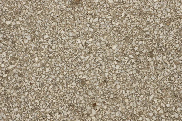 Cierre Montón Piedras Pequeñas Diminutas Que Mezclan Con Cemento Superficie — Foto de Stock