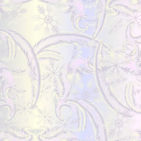 Frosty Sur Verre Motif Sans Couture Dégradé Illustration Vectorielle Stock — Image vectorielle