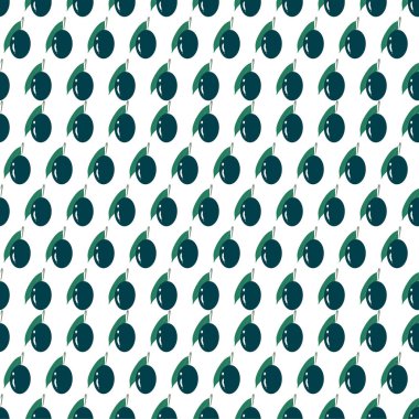 Siyah zeytin dikişsiz arka plan, web için tasarım elemanı stok vektör illüstrasyon, baskı için, ürün tasarımı için, ambalaj tasarımı için, kumaş baskı için, mutfak masa örtüleri için