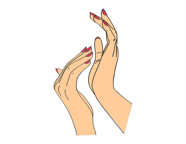 Жест рукой. Векторная иллюстрация
.