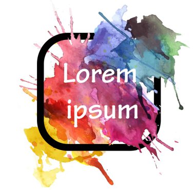 suluboya arka plan. vektör çizim.