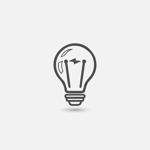 Light Bulb Vector Illustration — Stock Vector