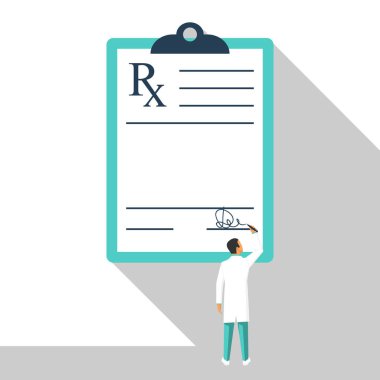 Minyatür Doktor yazma reçete.