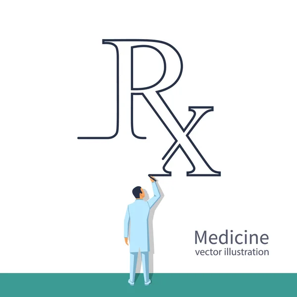 Γιατρός σχεδίασης Rx — Διανυσματικό Αρχείο